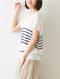 日本 針織V領上衣 / Japan V-neck Knitted Top